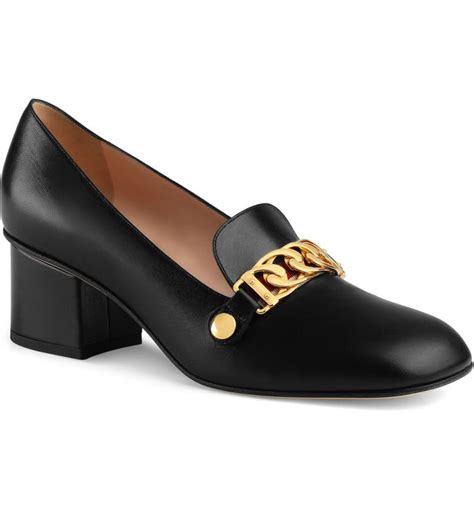 gucci sylvie loafer pump|gucci loafer boots.